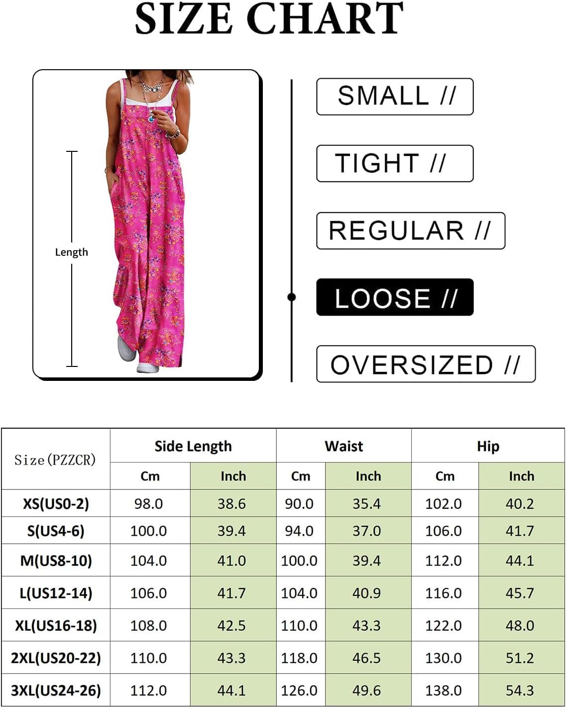 Detalle de YESNO women’s cotton summer dungarees with adjustable spaghetti straps and pockets (wide-leg overalls)