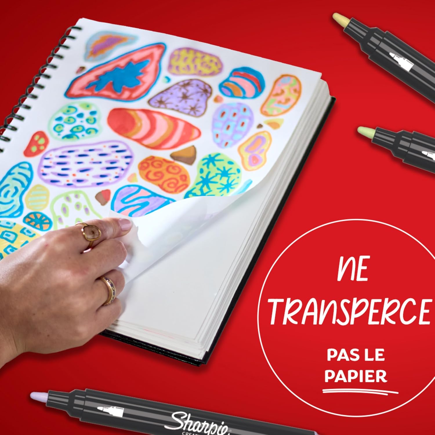 Thumbnail 3 de Sharpie Feutres acryliques Couleurs Minérales – Lot de 12, pointe ogive