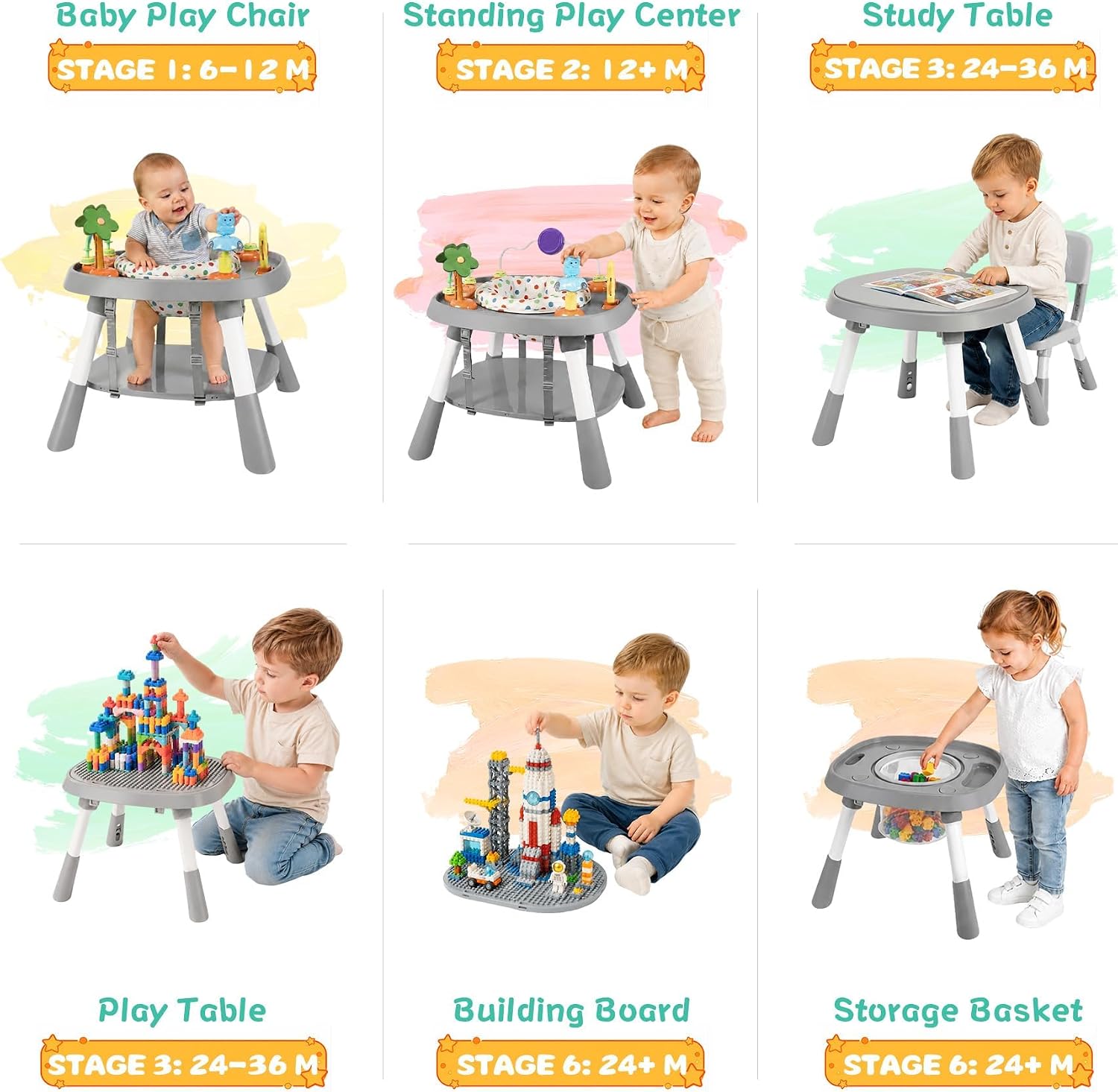 Detalle 2 de Baby Activity Center, Gray