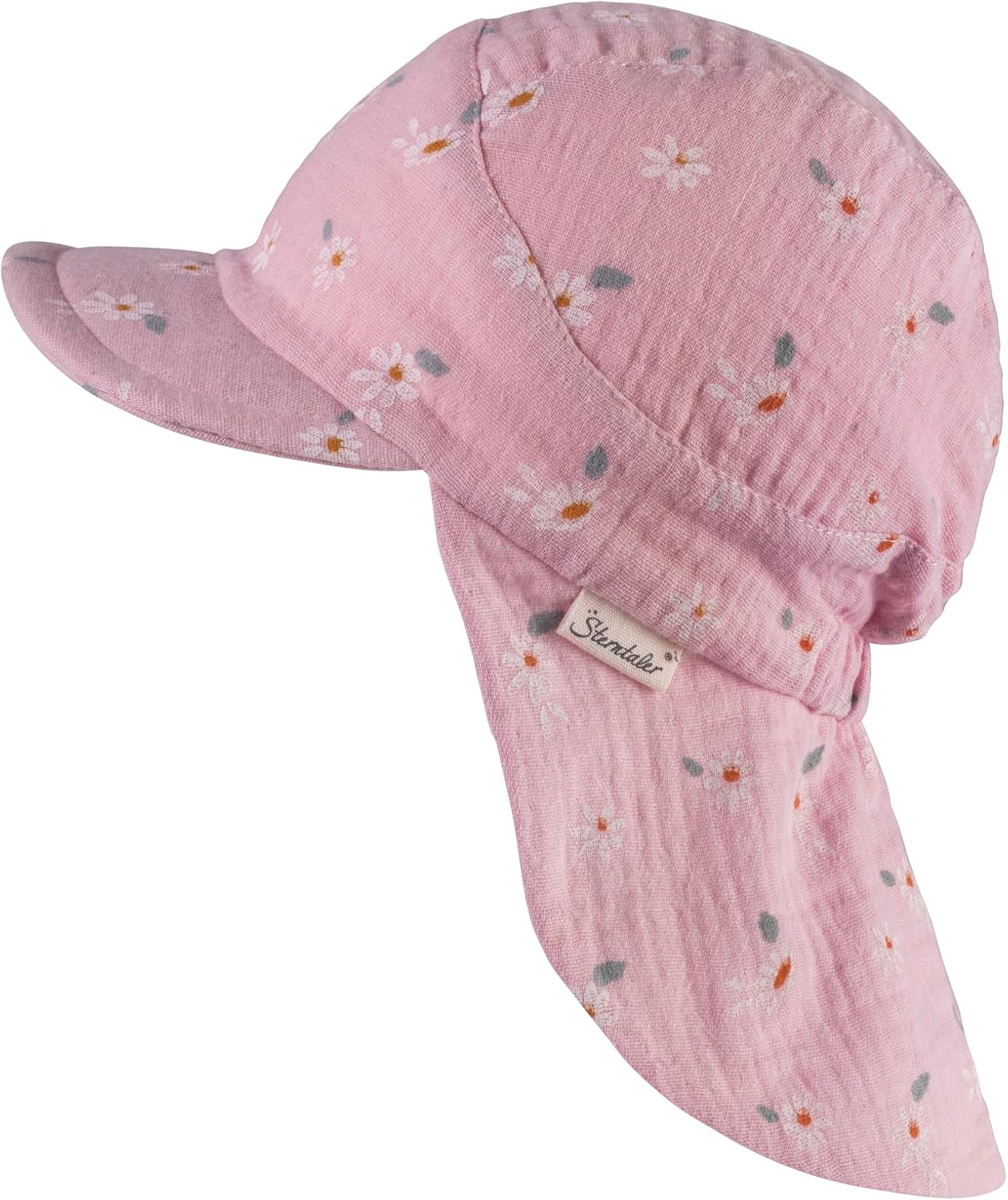 Thumbnail 2 de Sterntaler Casquette avec Protège-Nuque Motif Marguerites – Casquette enfant fille