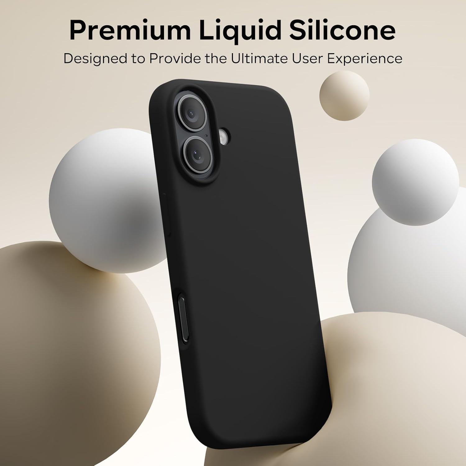 Thumbnail 4 de ACRONIX Slim Liquid Silicone Case for iPhone 17 (6.3") – Black