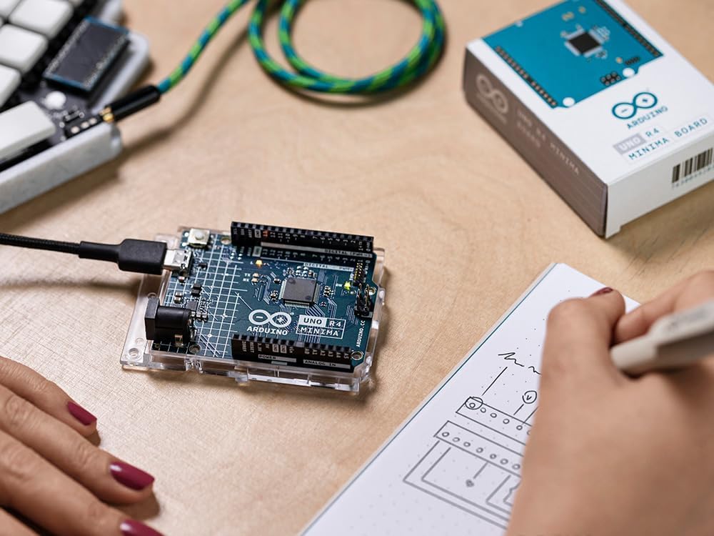 Thumbnail 6 de Arduino UNO R4 Minima ABX00080 コントローラーボード、Renesas RA4M1・USB-C・CAN・12ビットDAC