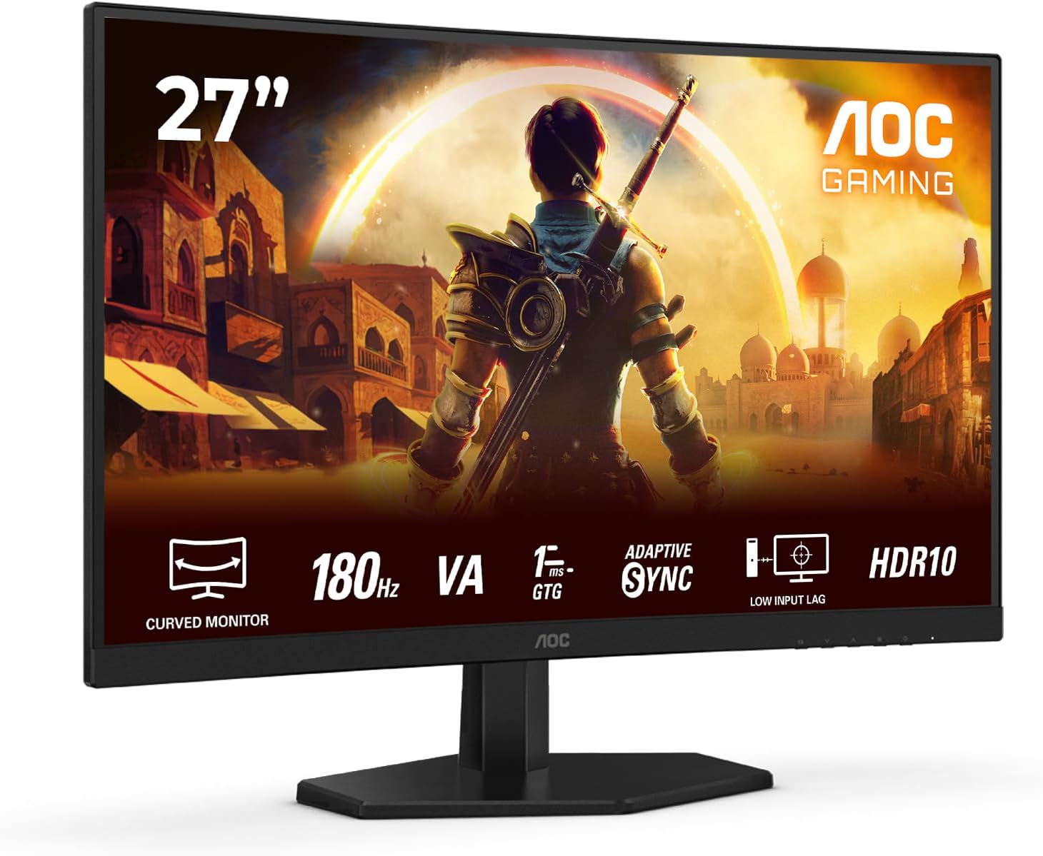 Detalle de AOC Gaming C27G42E 27-inch Full HD curved monitor