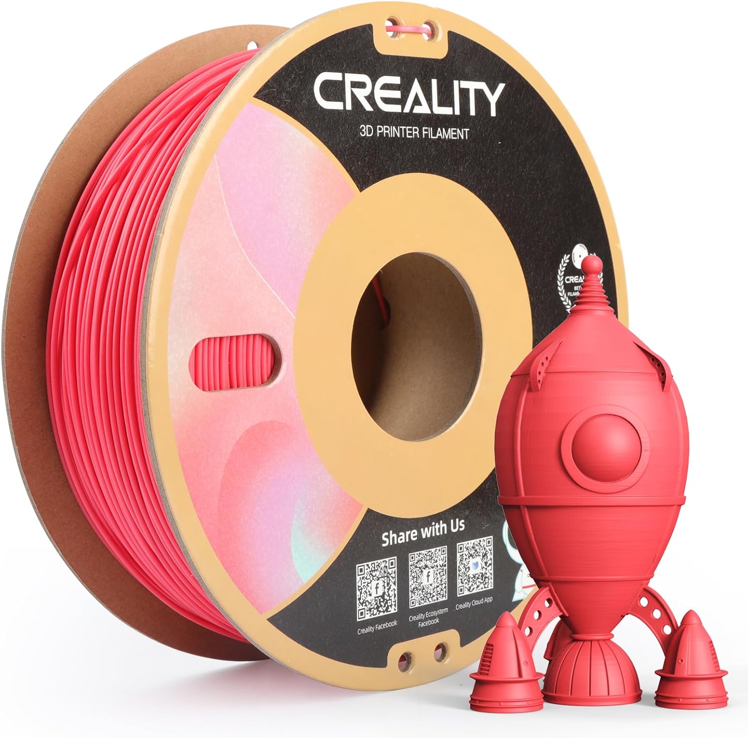 Detalle de Creality Rainbow PLA filament 1.75mm