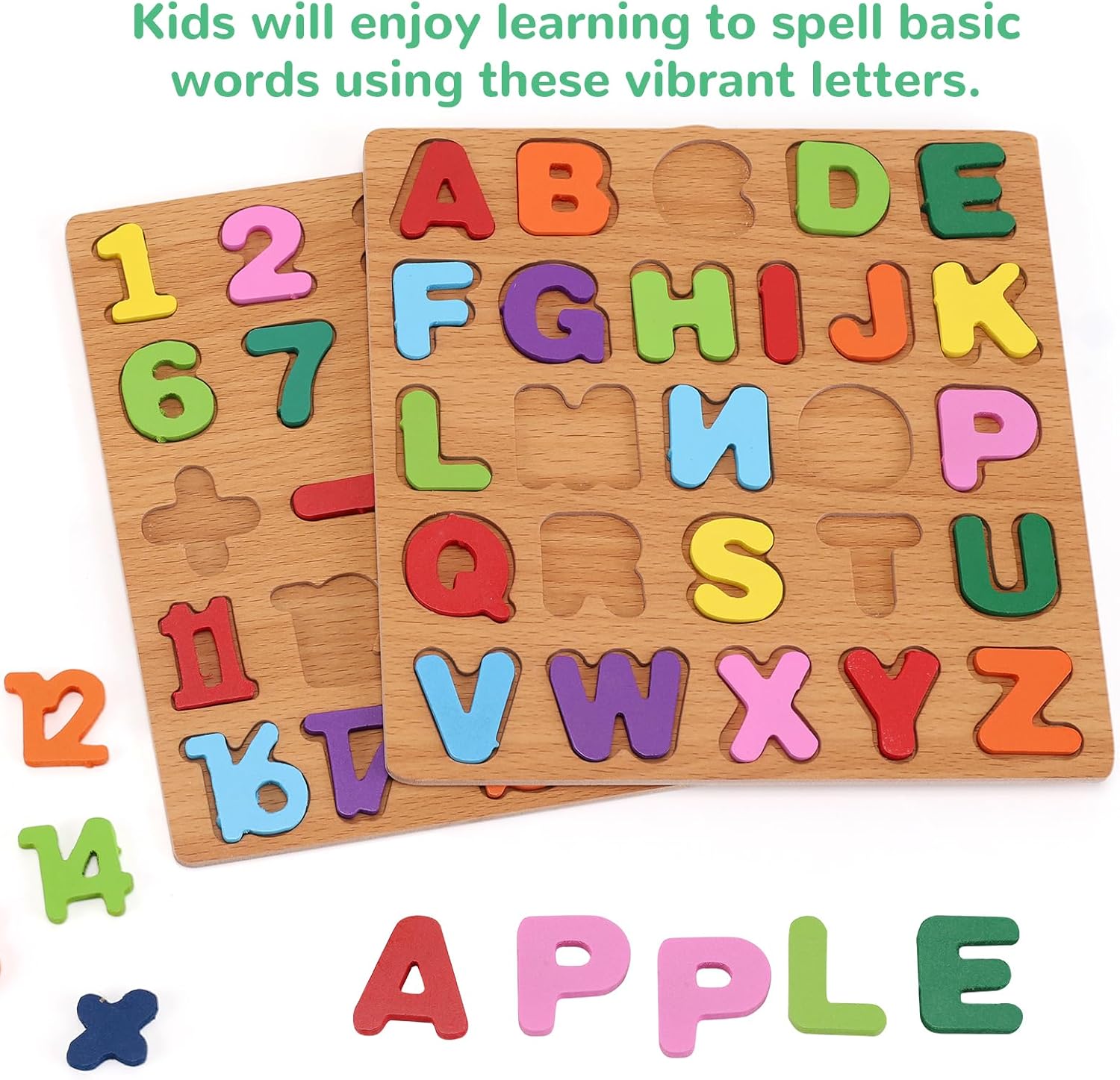 Thumbnail 3 de Alphabet Wooden Puzzles Pack of 3 🧩