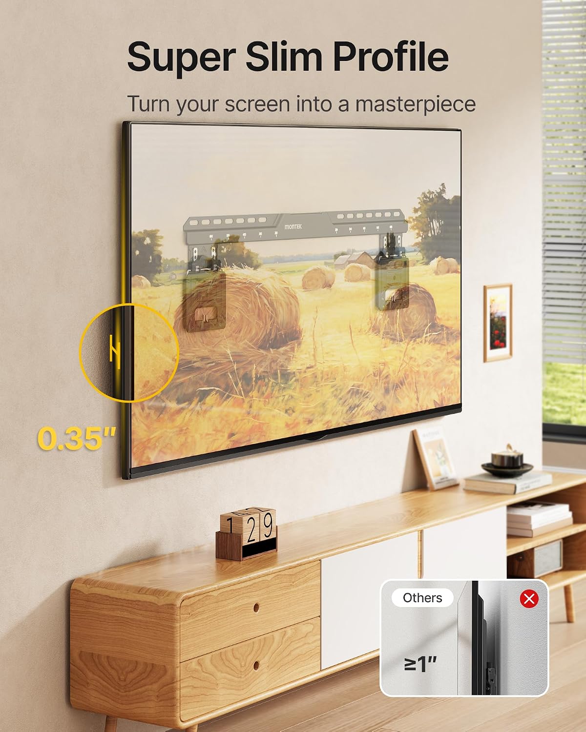 Detalle 2 de monTEK TV Wall Mount 0.35-inch