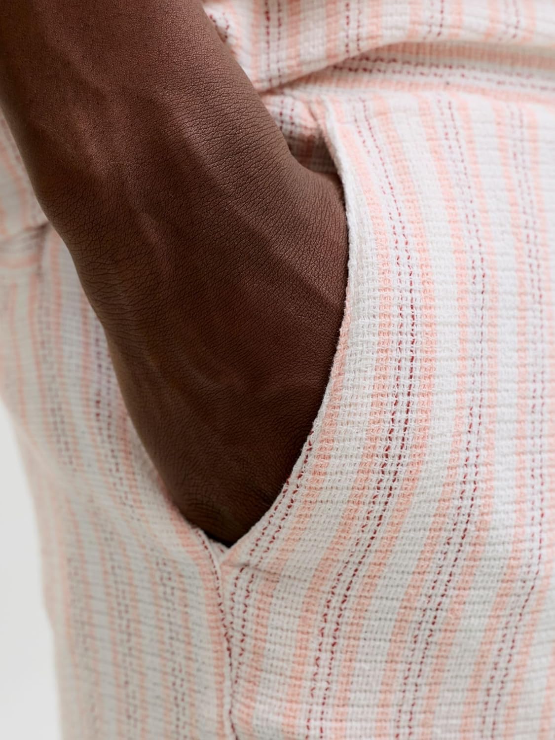 Detalle de Jack & Jones Jpstjaiden Coba Stripe Jog Short – Short de training décontracté pour homme