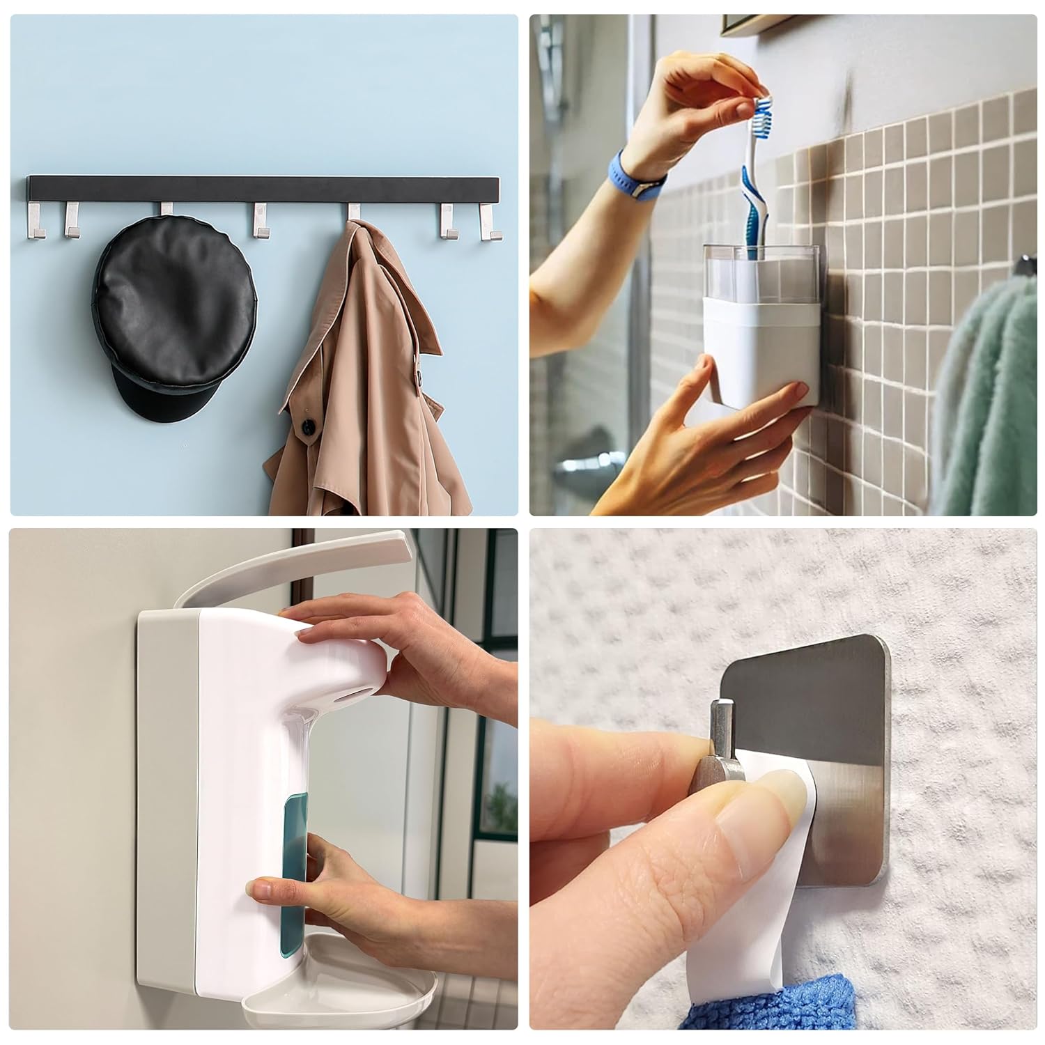Detalle de Doppi Cuscinetti Adesivi Lati extra forte | 50x50x1 mm - per cartelli e decorazioni interne