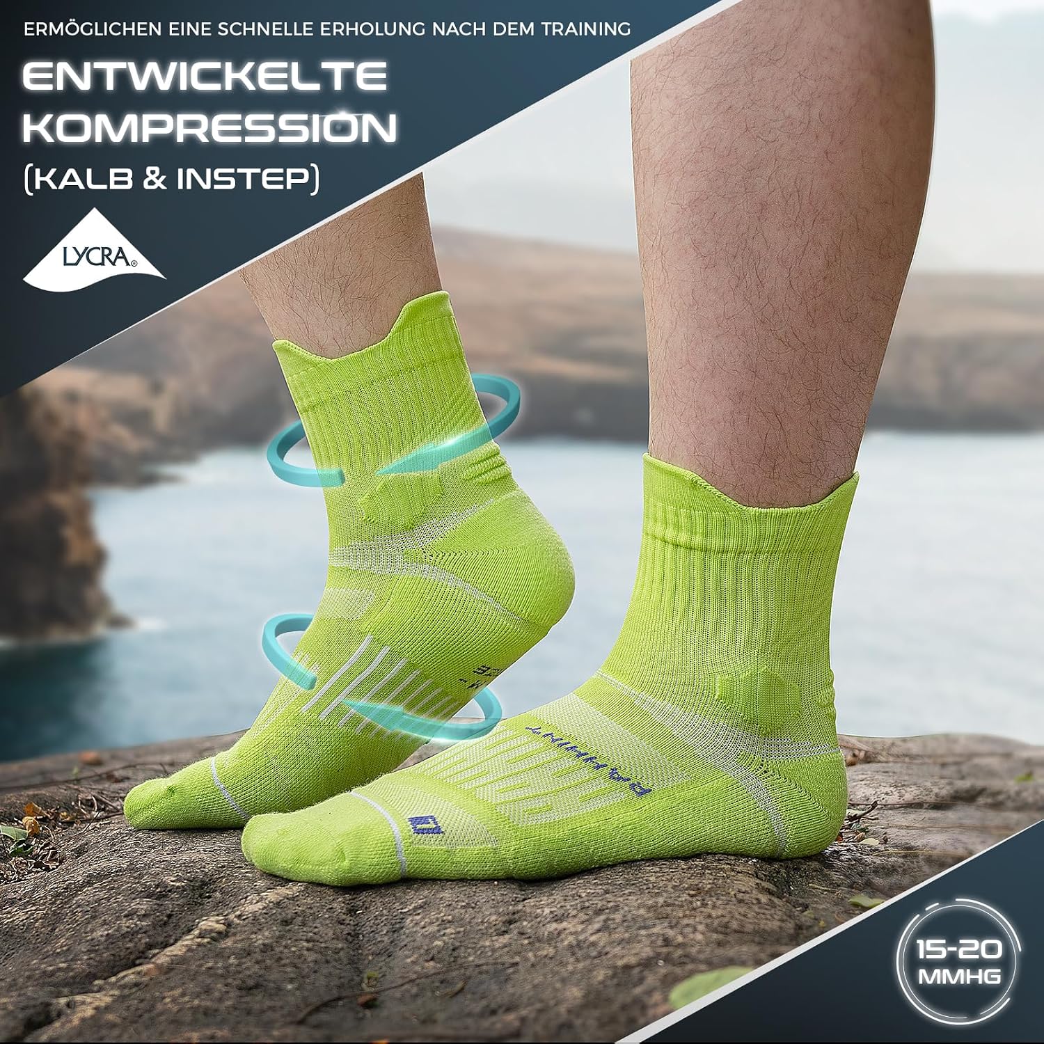 Thumbnail 2 de Rahhint Coolmax Wandersocken Sommer 3 Paar