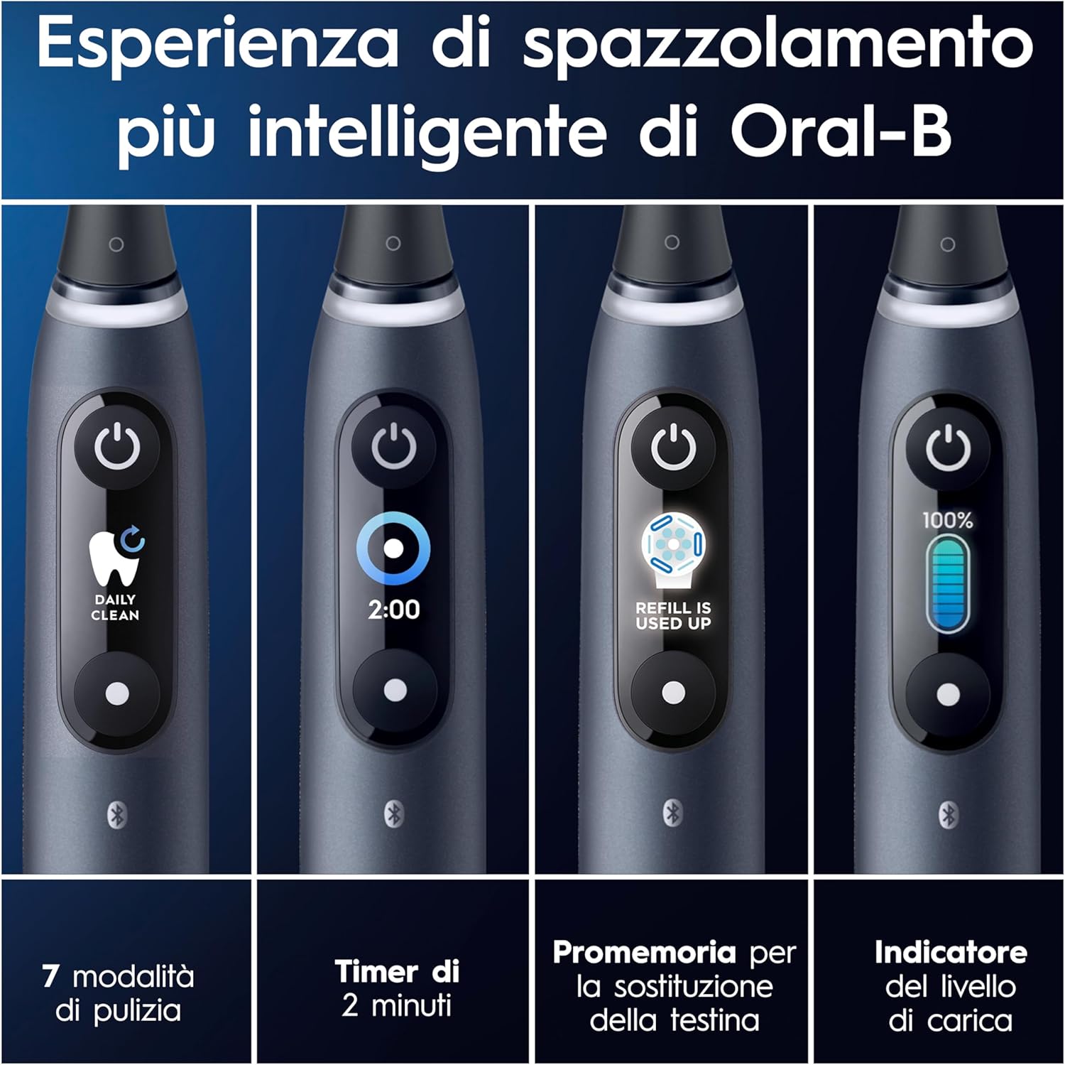 Thumbnail 5 de Oral‑B iO9 Spazzolino elettrico ricaricabile 1 pezzo