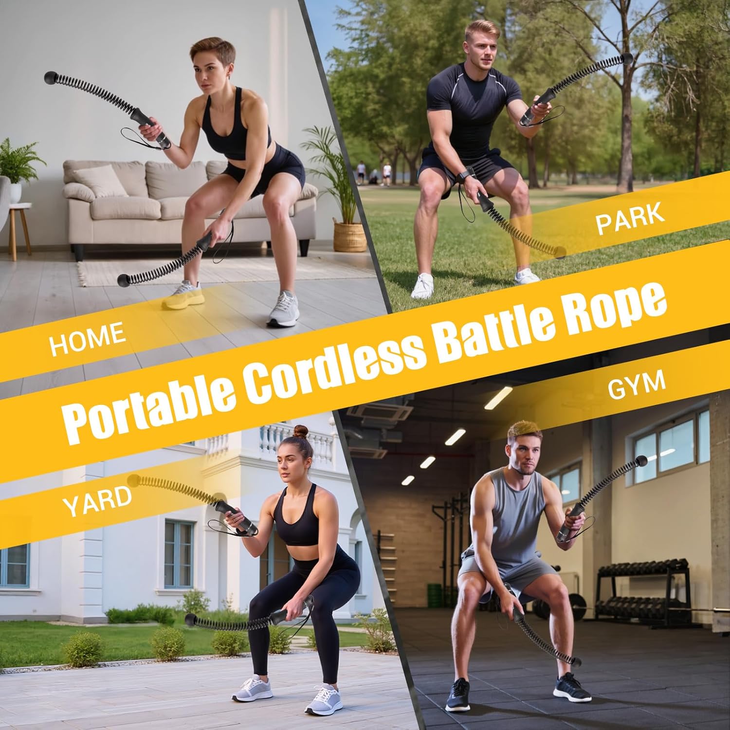 Thumbnail 6 de Paleclouds ropeless battle rope 1.46kg