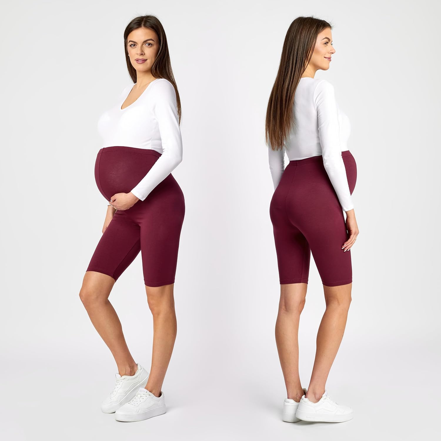 Detalle 2 de Be Mammy Leggings Premaman Corti 04