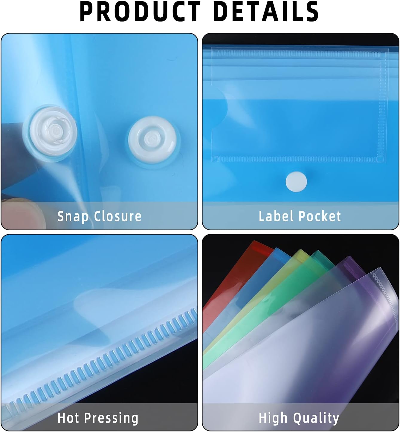 Thumbnail 4 de A4 Plastic Wallets 30-pack, waterproof 📁