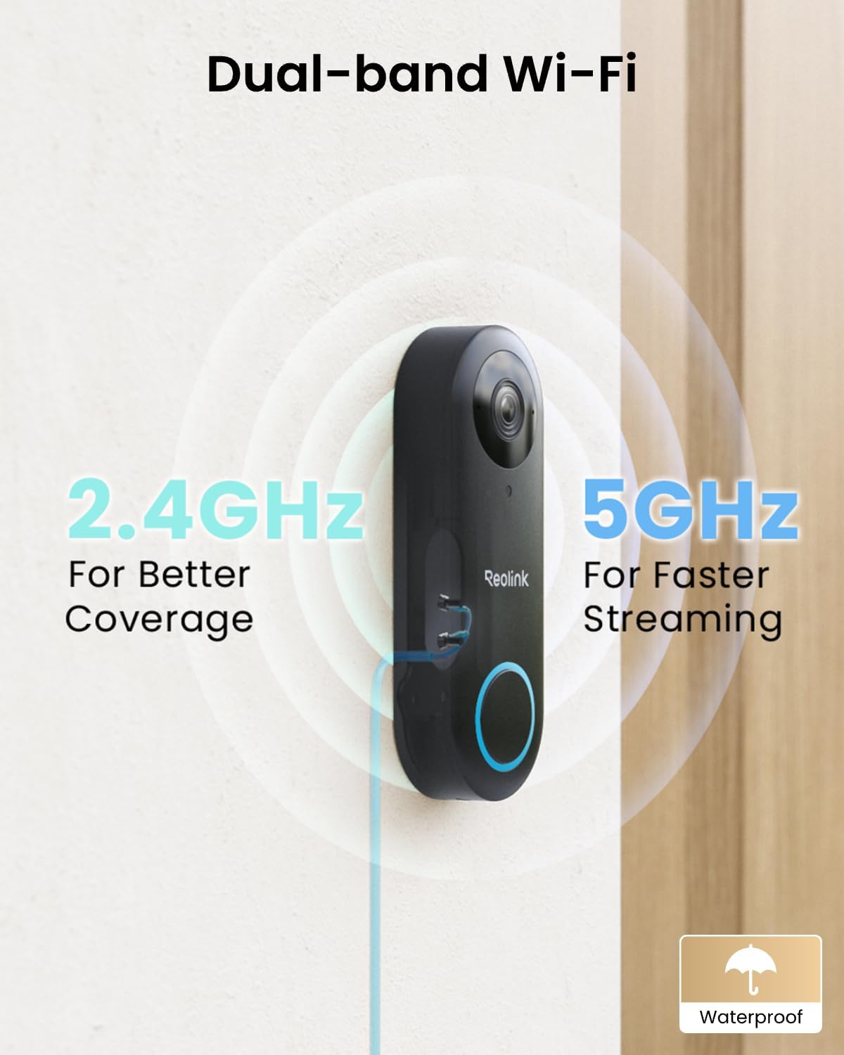 Detalle 2 de Reolink Wired Video Doorbell 2K 5MP