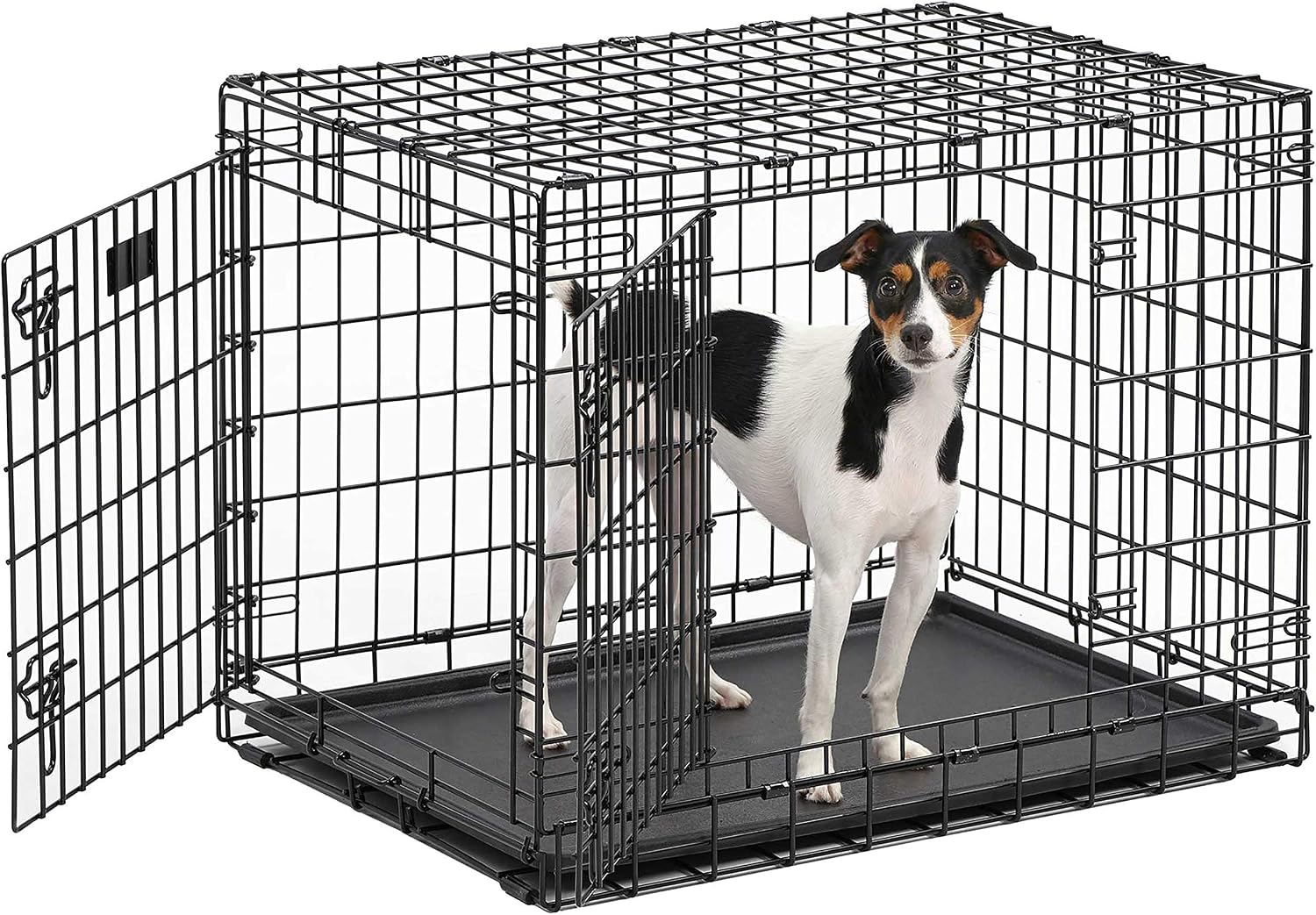 Detalle de MidWest Homes for Pets Ultima Pro, gabbia per cani robusta da 61 cm in acciaio