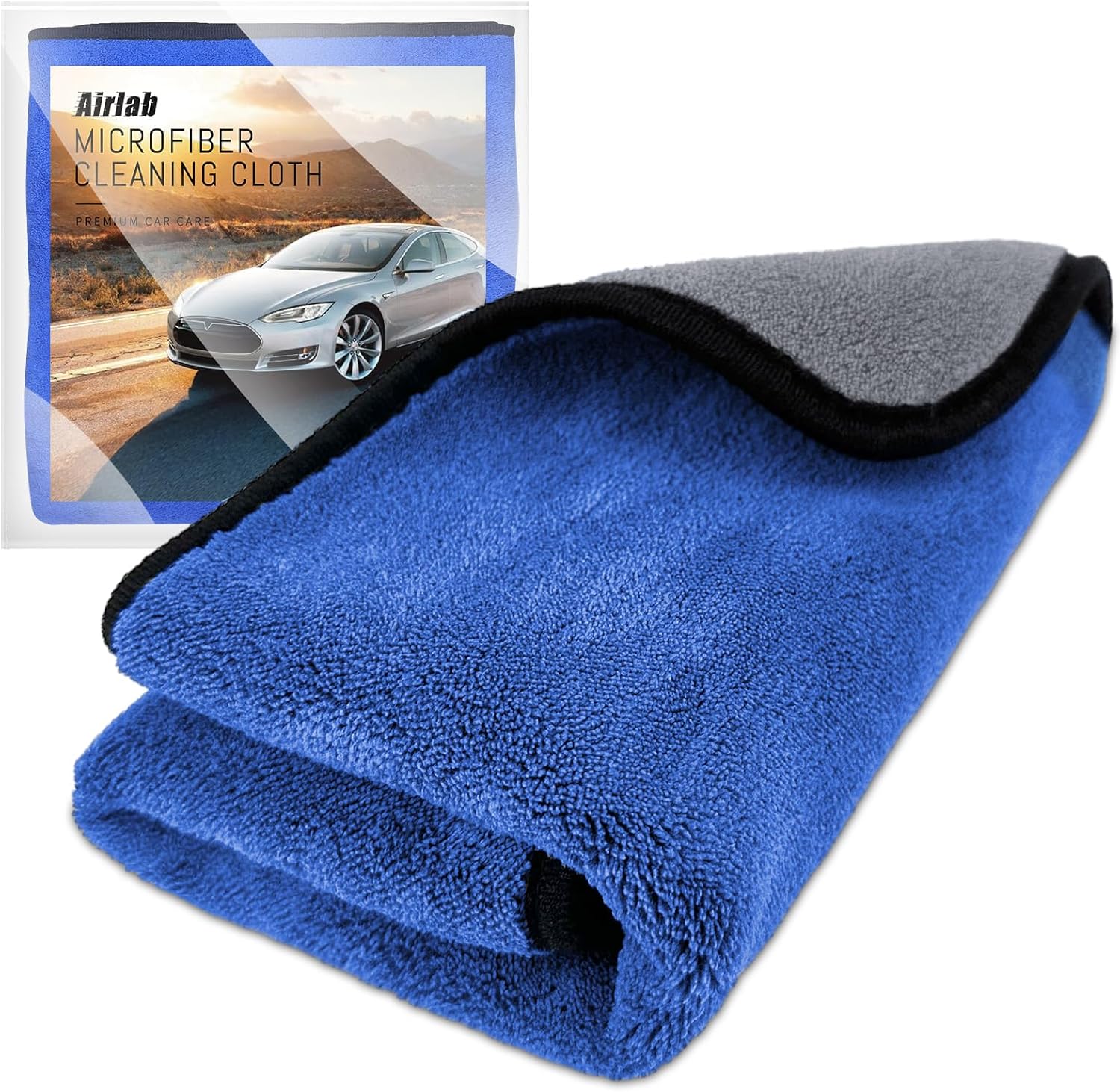 Detalle de Airlab Microfibre Cloth XXL 90x60cm (Dual-Sided) – 500GSM drying and detailing towel