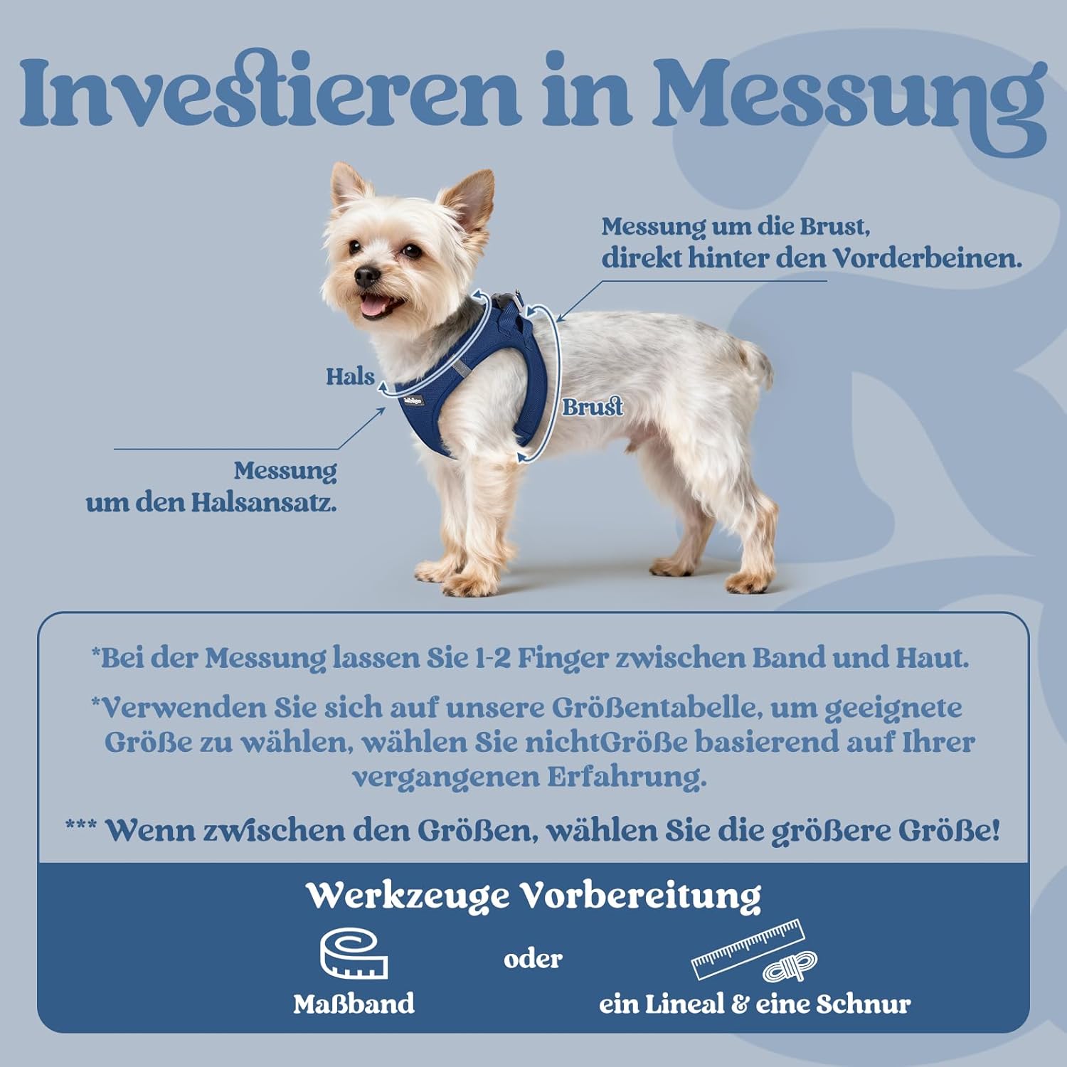 Detalle 2 de rabbitgoo Hundegeschirr M mit Step-in