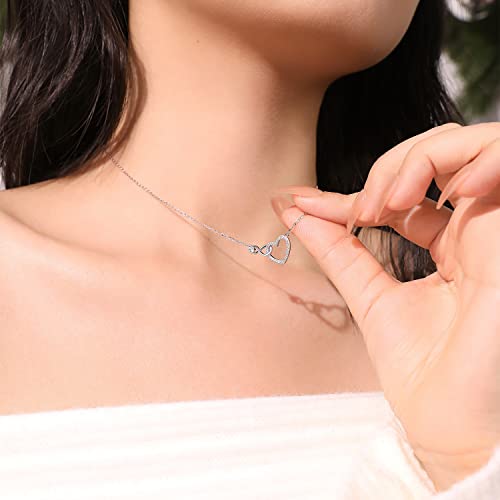 Thumbnail 3 de Meissa Collier Coeur Infini Femmes Zircon Cubique Plaqué Or