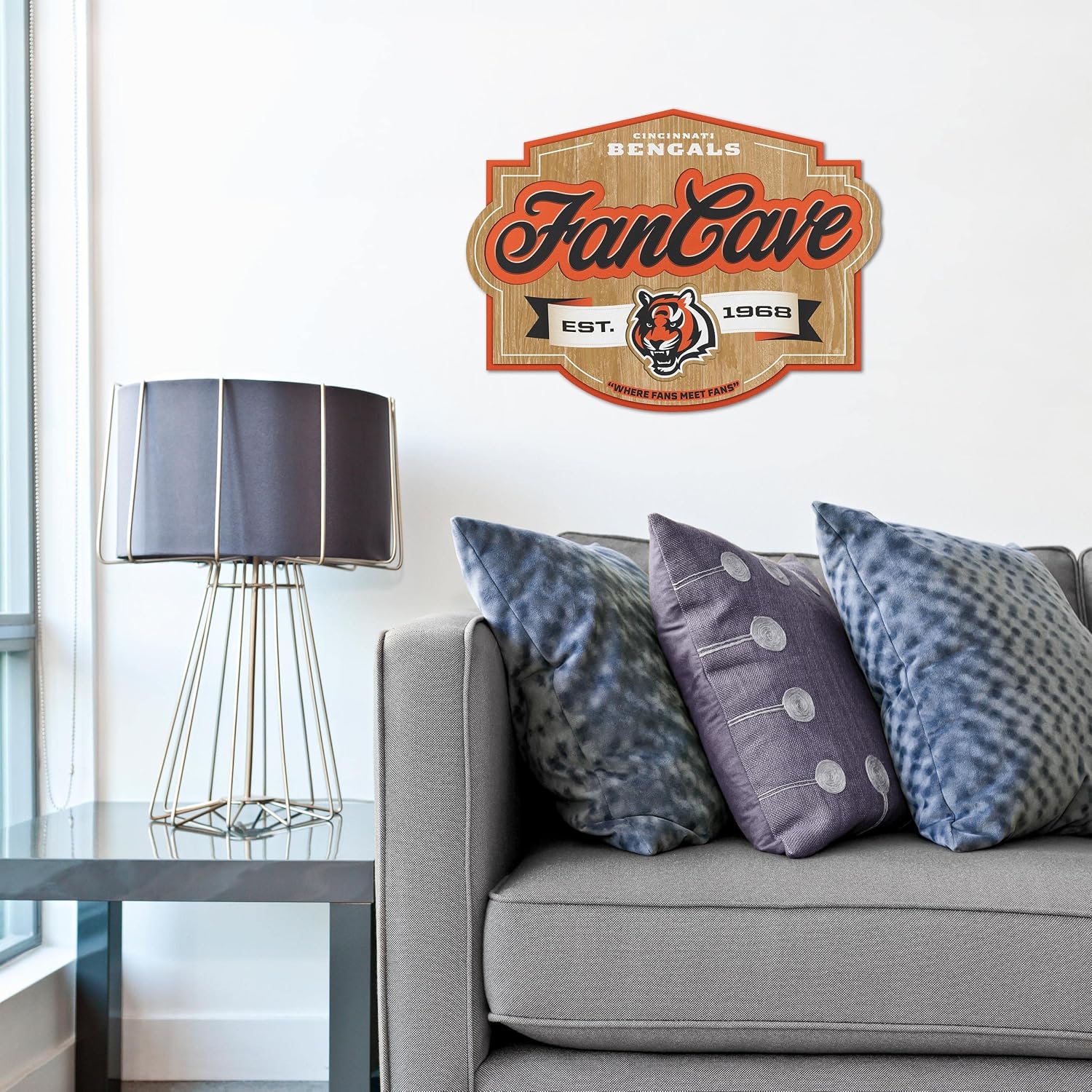 Detalle 2 de YouTheFan NFL FanCave 3D Wall Art (Officially Licensed) — Ready-to-Hang FanCave Decor