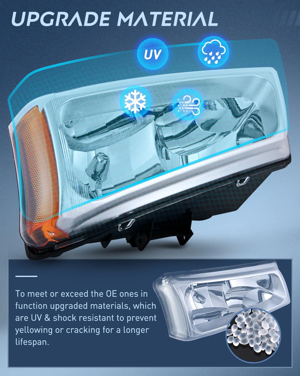Thumbnail 4 de Nilight Headlight Assembly for Chevy Silverado 2003–2006