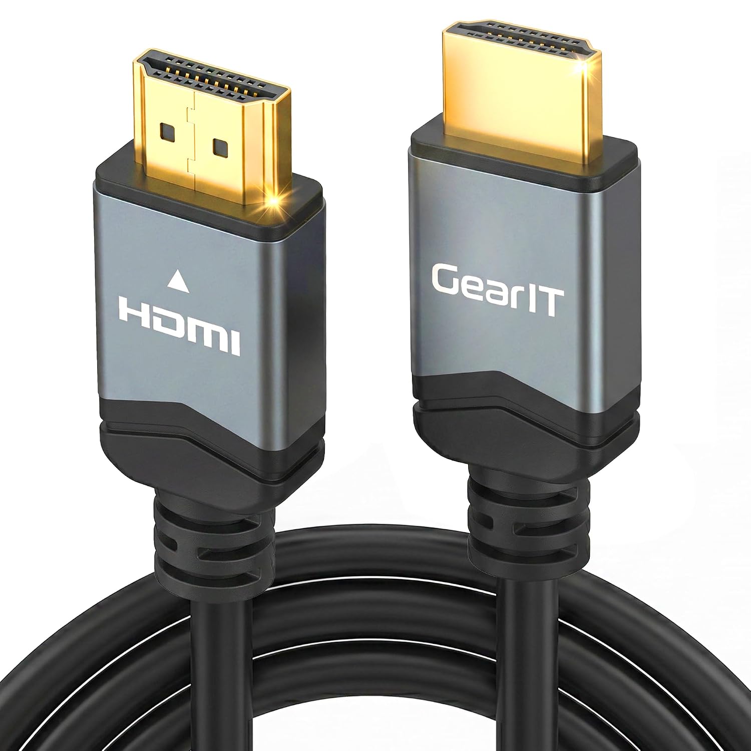 Detalle de GEARit HDMI Cable 8K@60Hz, 10FT — HDMI 2.1 Cable with 48Gbps, 4K@120Hz, eARC