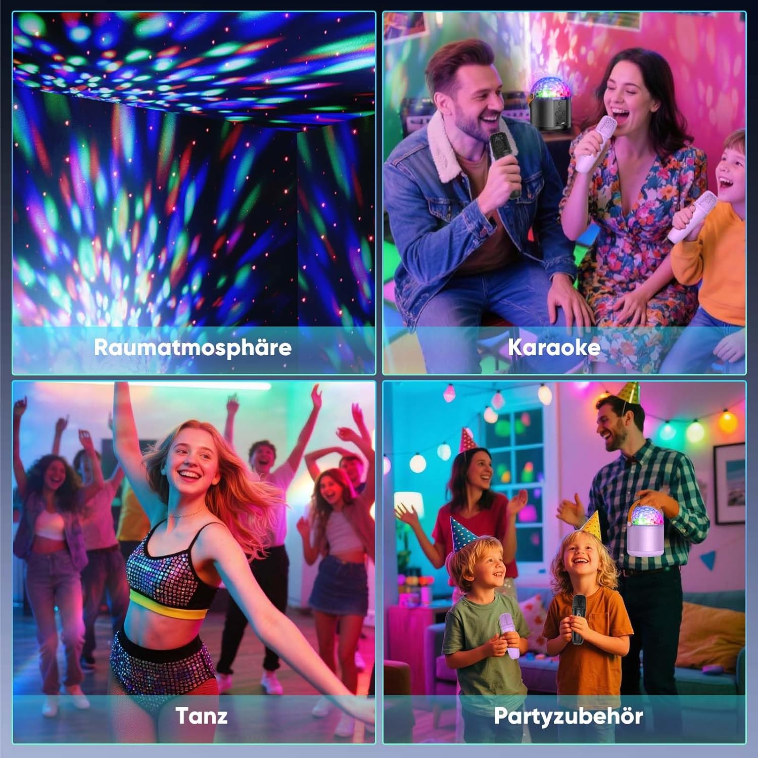 Thumbnail 5 de Dislocati Karaoke Anlage 2 Mikrofone 🎤