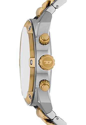 Thumbnail 1 de Diesel reloj Spiked para hombre: cronógrafo de cuarzo en acero bicolor, 49 mm