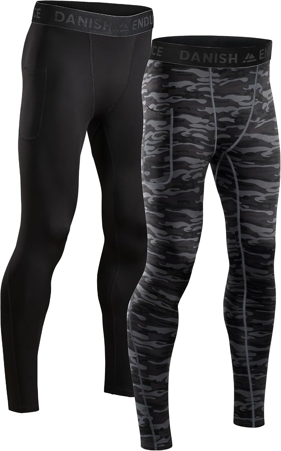 Thumbnail 5 de Danish Endurance Leggings de compression homme (lot de 2) pour course, salle et entraînement
