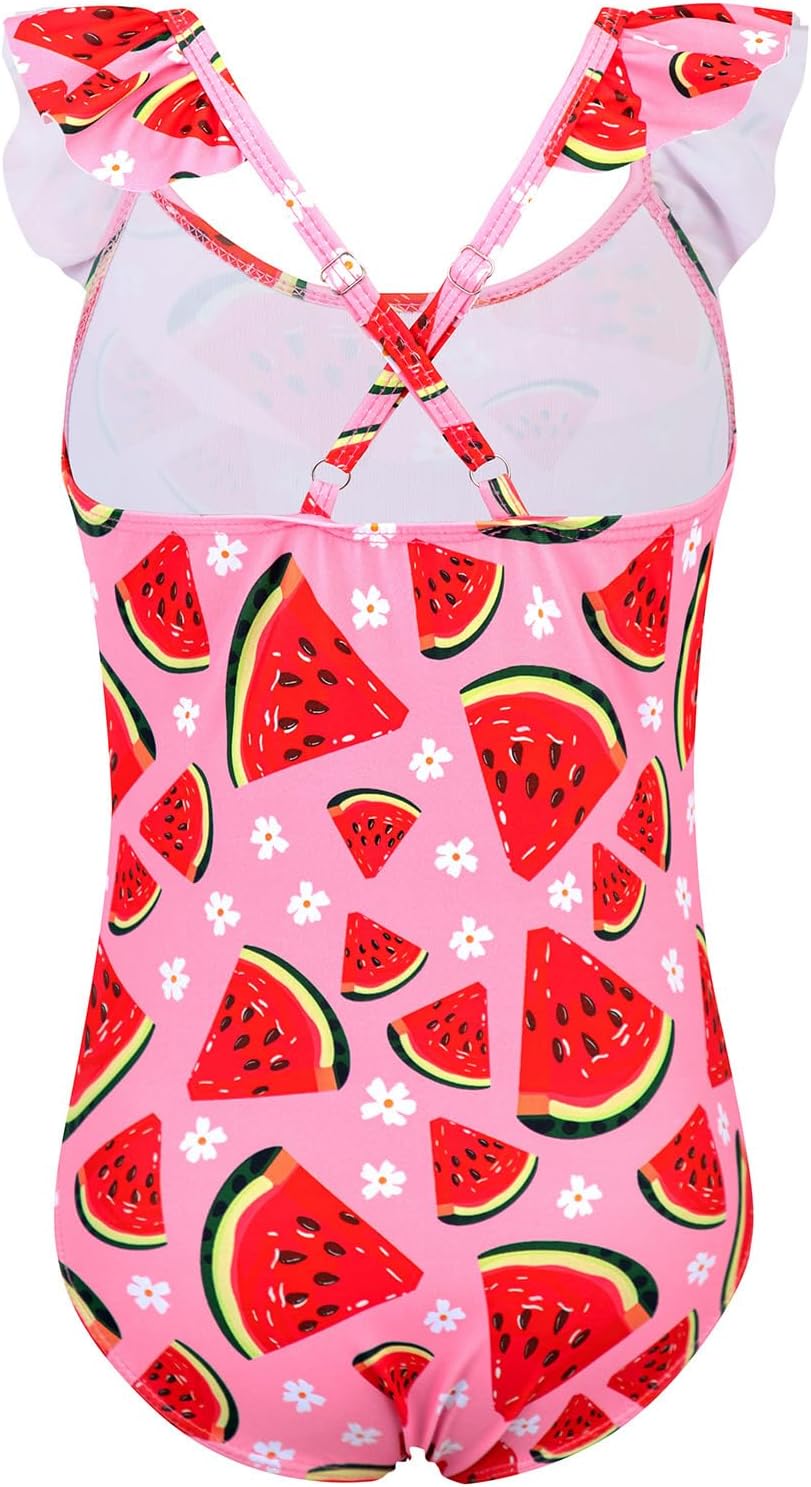 Thumbnail 1 de XiaoMoSha Girls One-Piece Swimsuit with Adjustable Straps