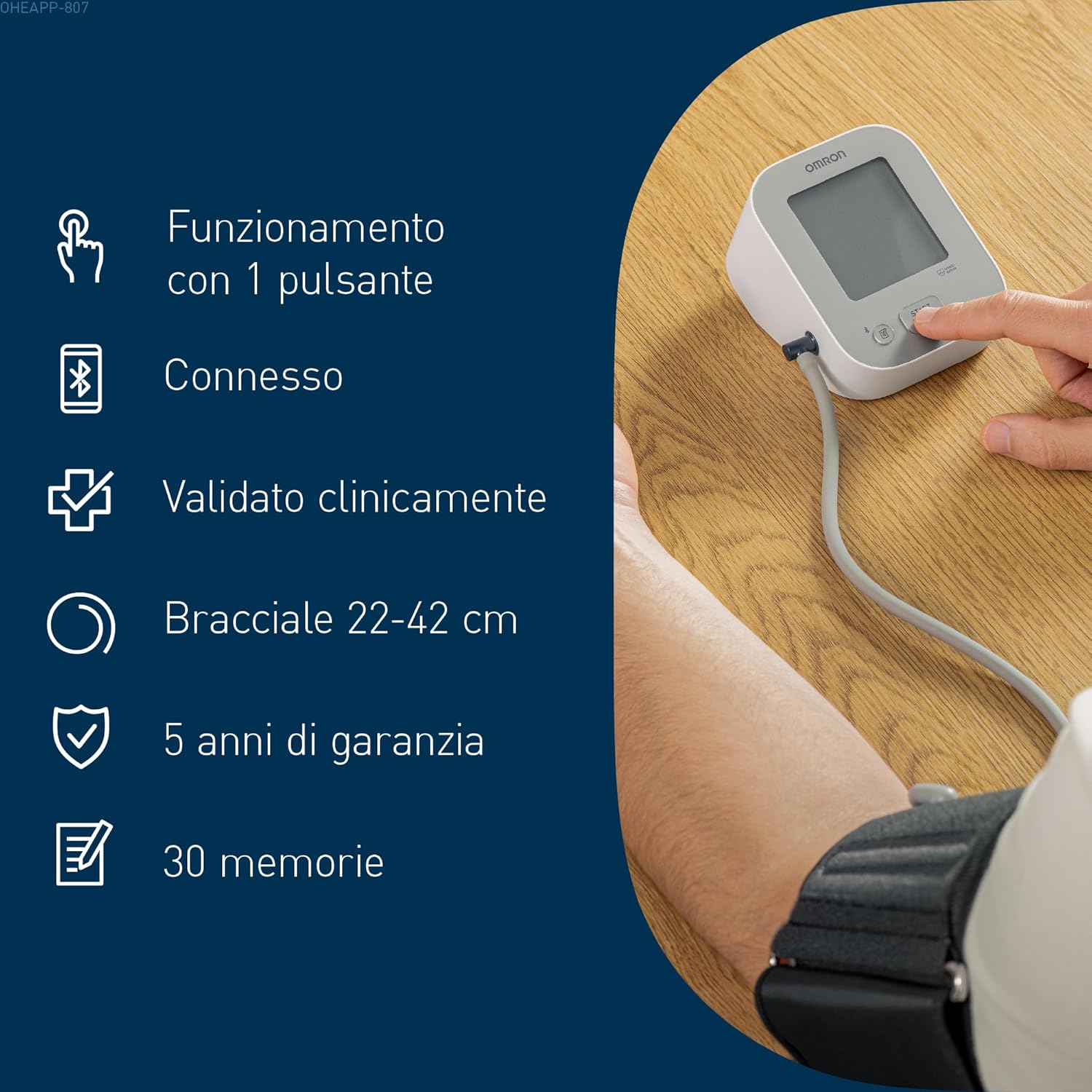 Thumbnail 3 de OMRON X2+ Connect Pressione da braccio Bluetooth