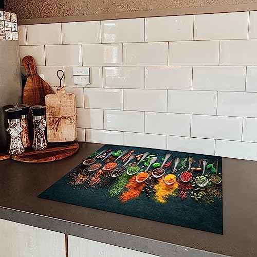 Detalle de KitchenYeah Protege Plaque De Cuisson Décoration Cuisine Tapis - 59x52 cm