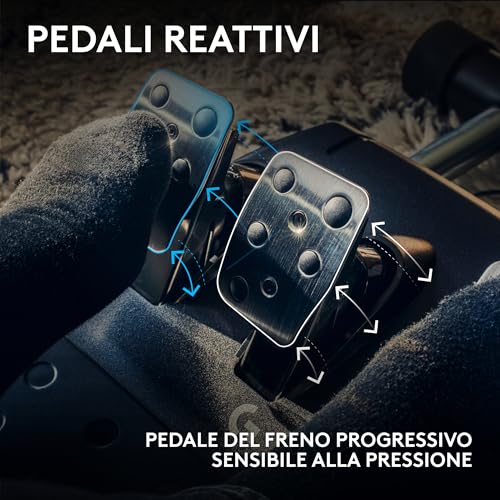 Thumbnail 6 de Logitech G G923 volante da corsa e pedali per PlayStation & PC: guida realistica e controllo avanzato