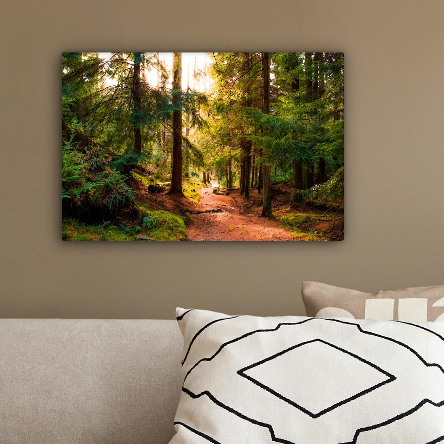 Thumbnail 3 de MuchoWow Impression sur Toile 30x20 cm Decoration Murale