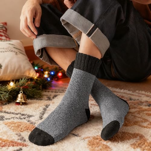 Detalle 2 de Hocerlu Calcetines térmicos de lana 5 pares