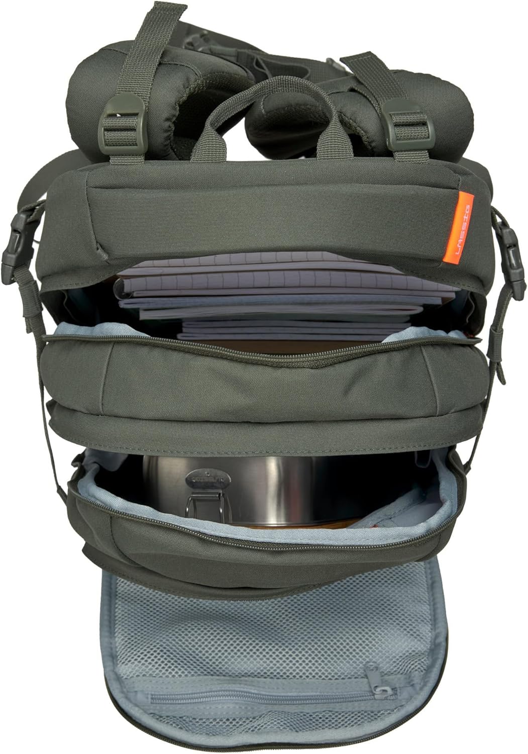 Detalle de LÄSSIG Unisex Kinder Schulrucksack „BOLD Origin“ (Schulrucksack für Kinder, 30 l, ergonomisch)