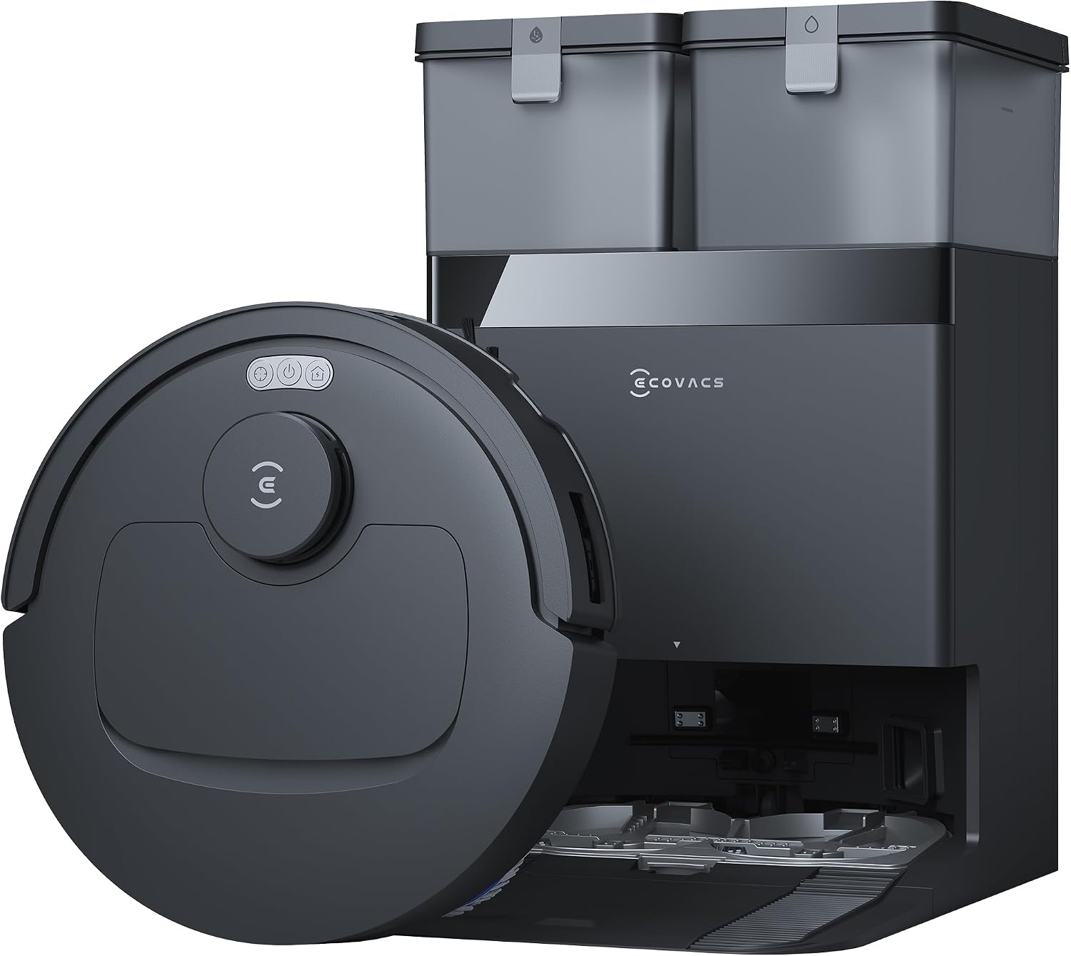 Detalle de ECOVACS DEEBOT T30e Omni Saugroboter mit Wischfunktion – Leistung trifft Automatisierung