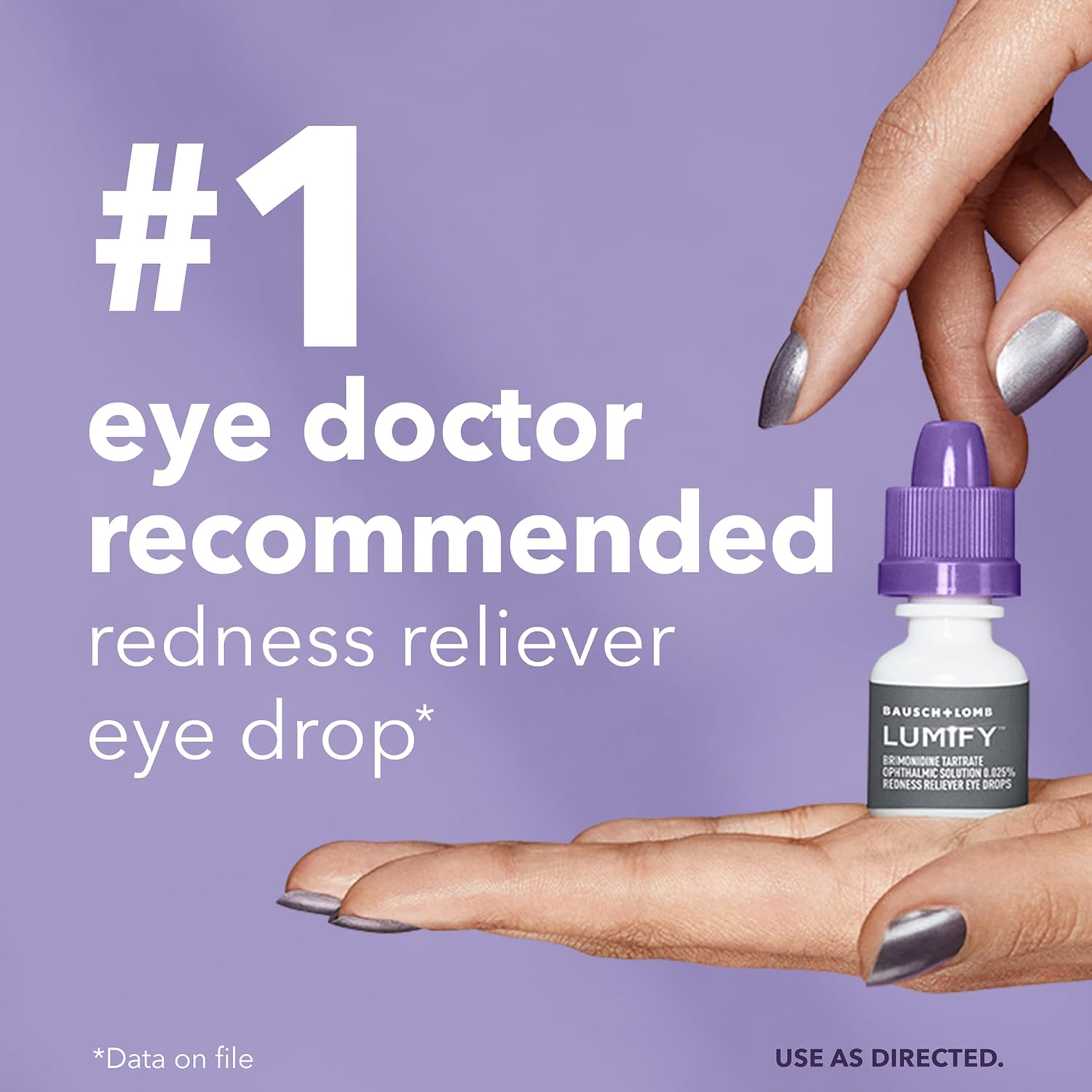 Detalle de LUMIFY Eye Drops for Red Eyes – Brimonidine Redness Reliever (0.25 Fl Oz / 7.5 mL)