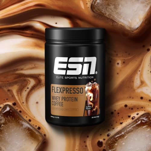Detalle de ESN Flexpresso Protein Coffee 908 g — Café protéiné 2 en 1