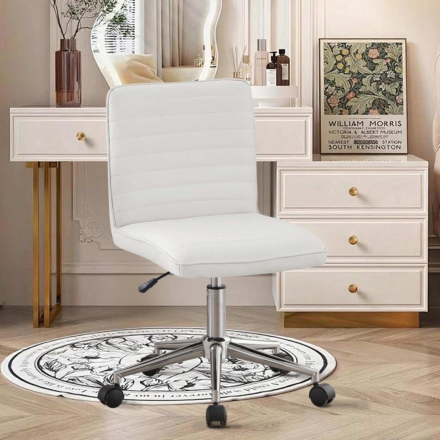 Hellove Chaise de Bureau sans Accoudoirs 43–57 cm