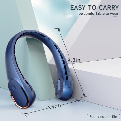 Thumbnail 1 de ASNUG Neck Fan – Bladeless, USB-Rechargeable Personal Fan with 4000mAh Battery