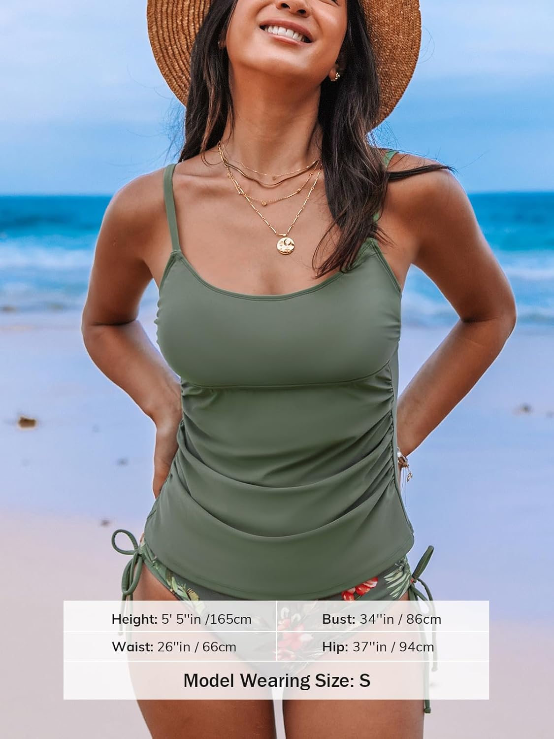 Thumbnail 4 de CUPSHE Tankini da donna due pezzi