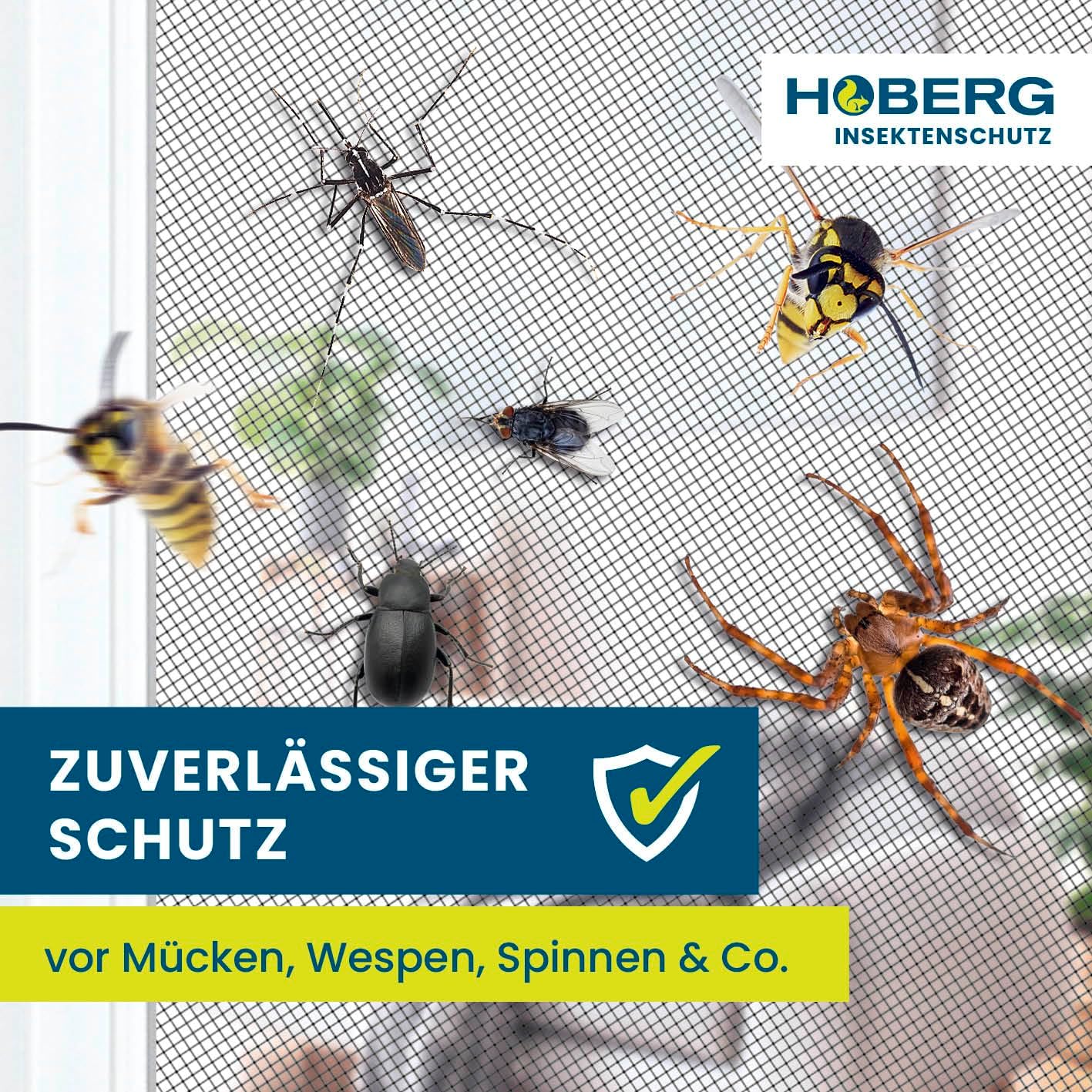 Detalle de Hoberg Insektenschutzvorhang für Campingwagen 60 x 180 cm mit XXL-Magnetbändern – selbstschließend