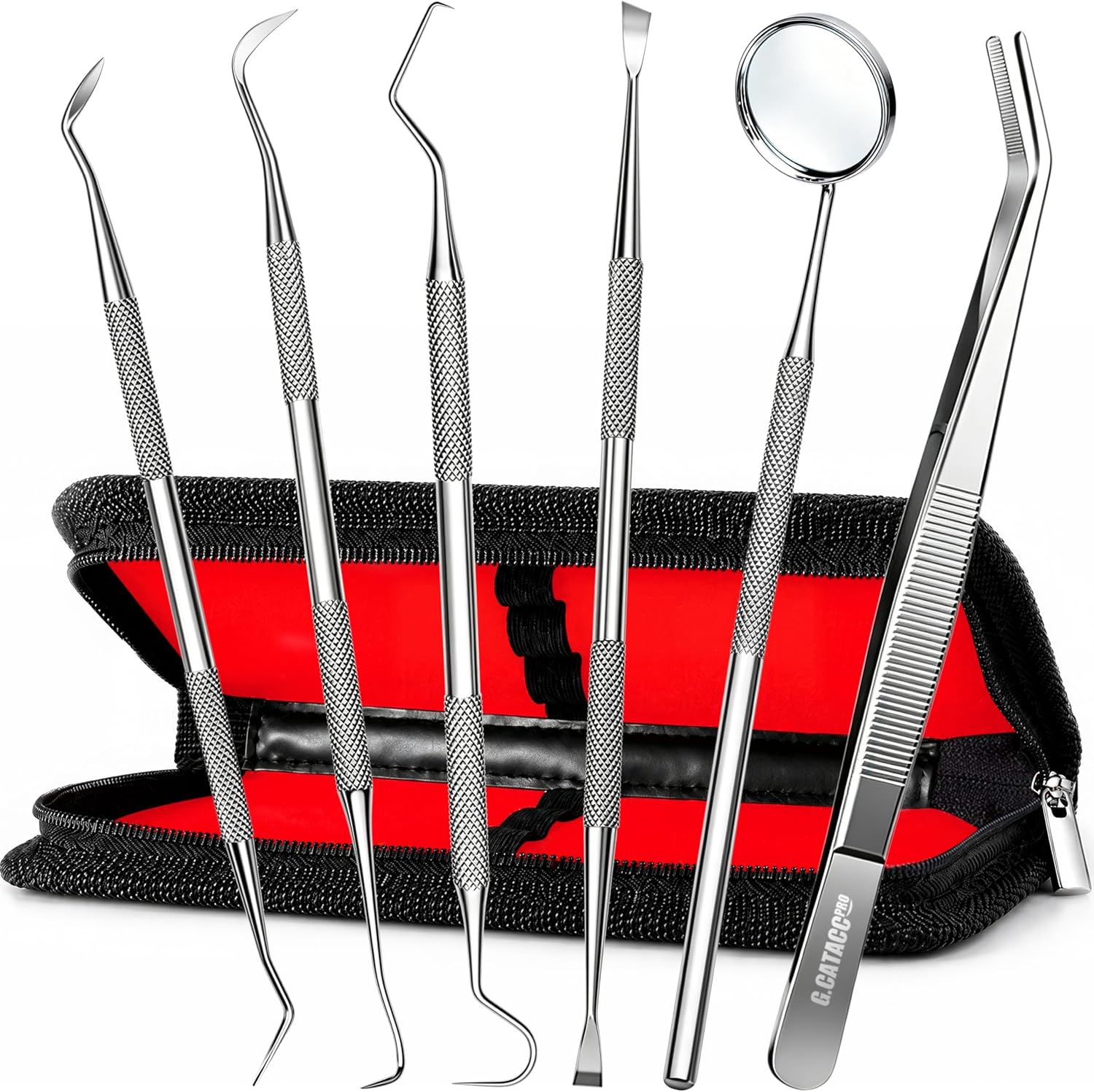 Detalle de G.CATACC Dental Pick Set, Stainless Steel