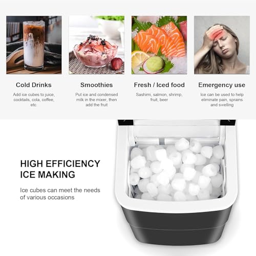 Thumbnail 7 de Ice Maker Machine Counter Top by Vpcok Direct – Ready in 6–13 Minutes, 12kg Daily Capacity