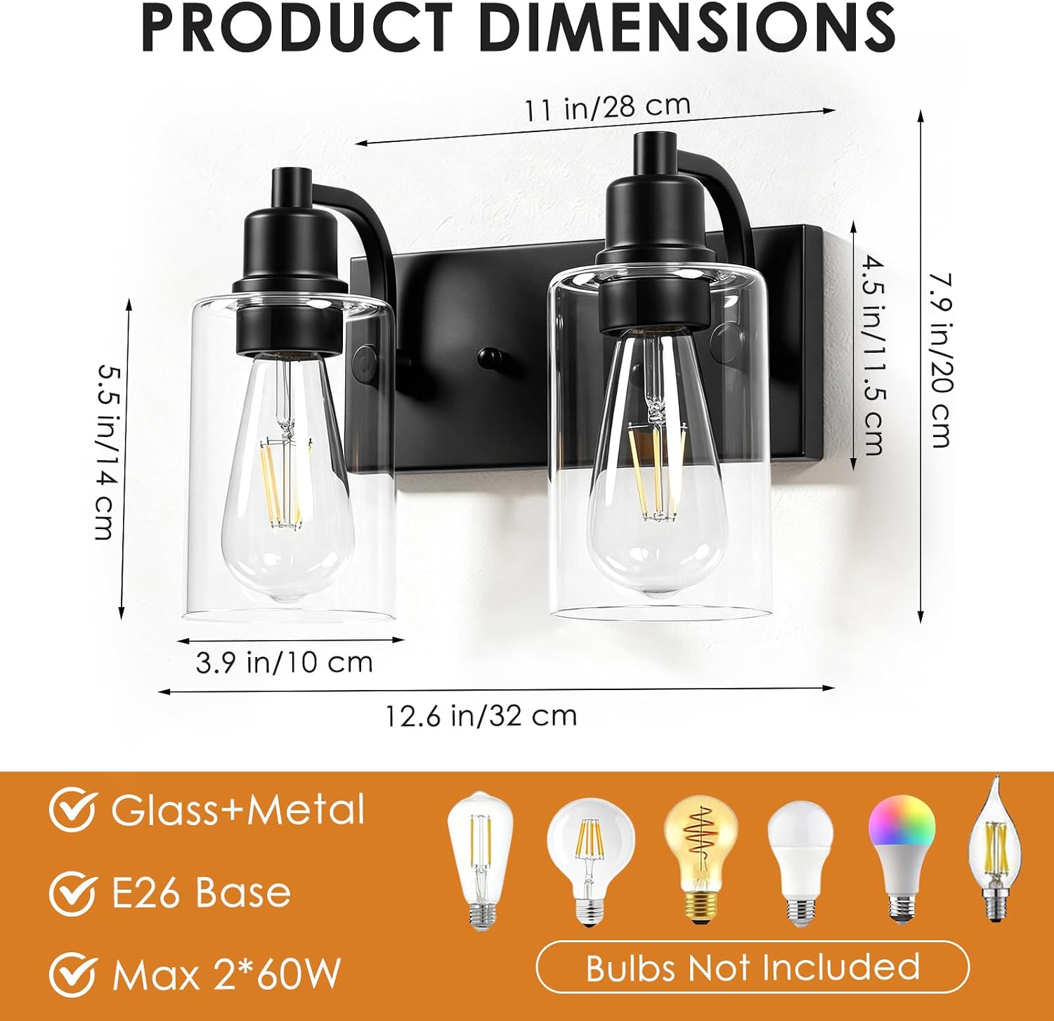 Detalle de Bathroom Vanity Light, 2-Light