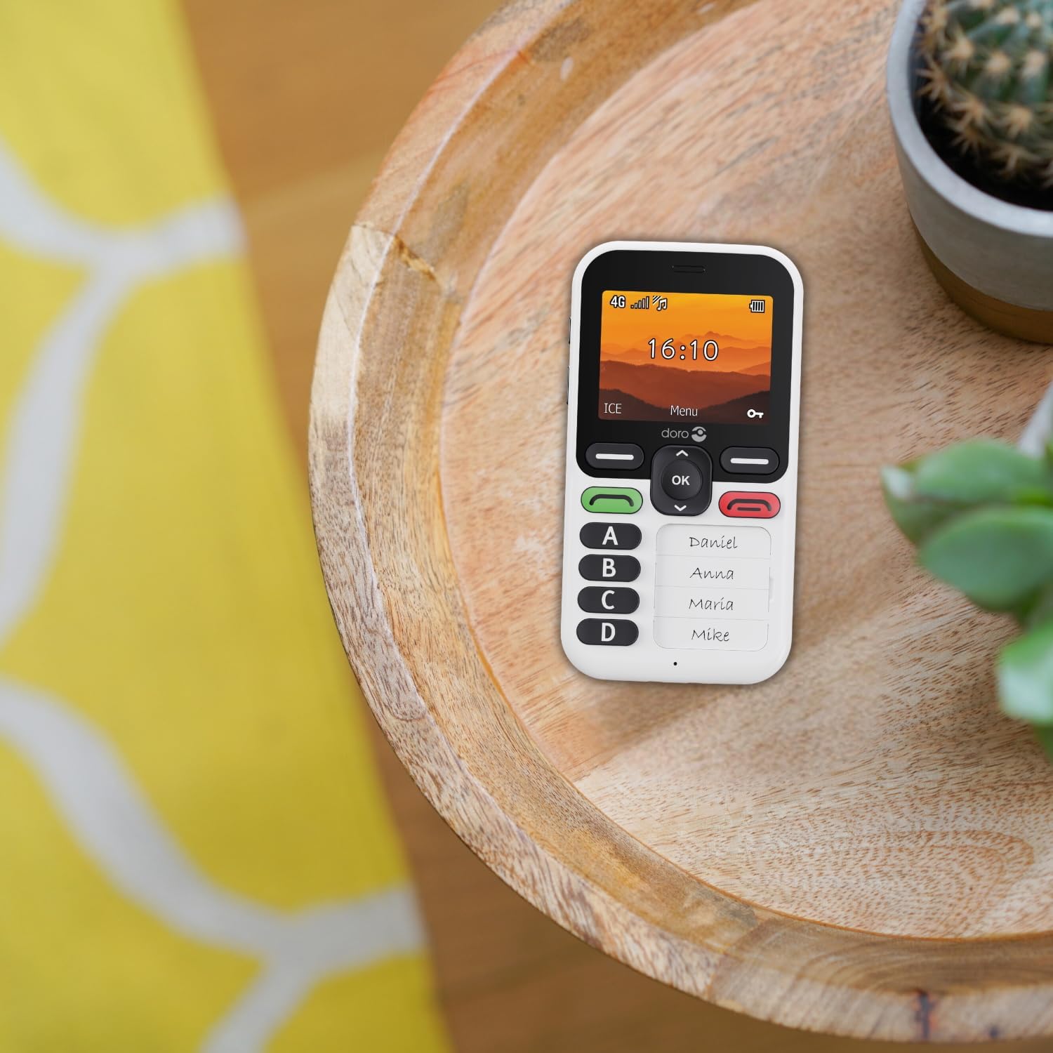 Detalle de Doro Leva X10 – Téléphone portable senior 4G débloqué avec touche d’assistance et SMS