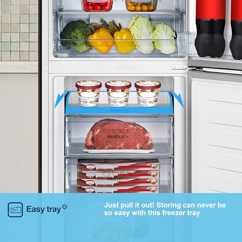 Detalle de Fridgemaster MC55251DE 55cm Freestanding Fridge Freezer with Water Dispenser (256 L)