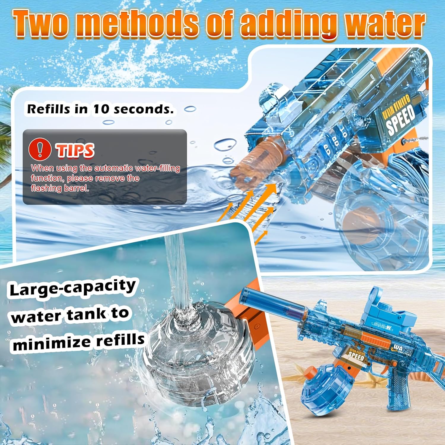 Thumbnail 3 de StimuVariety 2-Pack Electric Water Gun