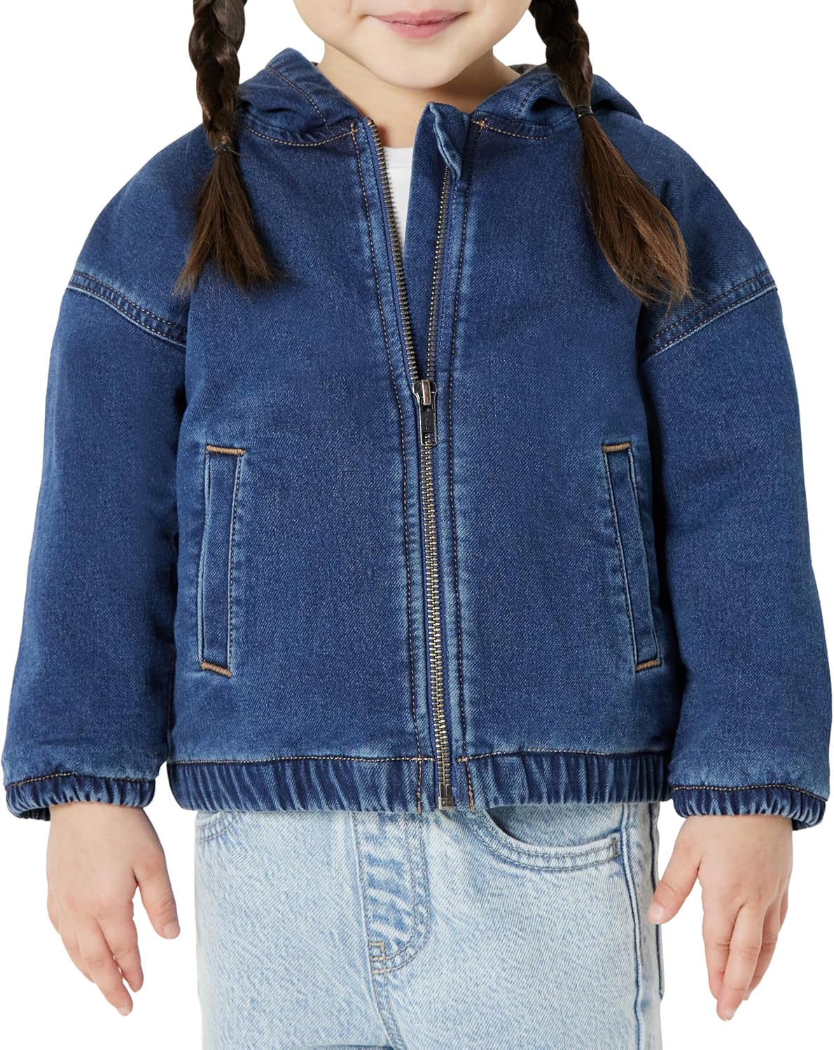 Thumbnail 6 de Amazon Essentials Veste en Denim Doux et Extensible – Coupe Standard Mixte Bébé