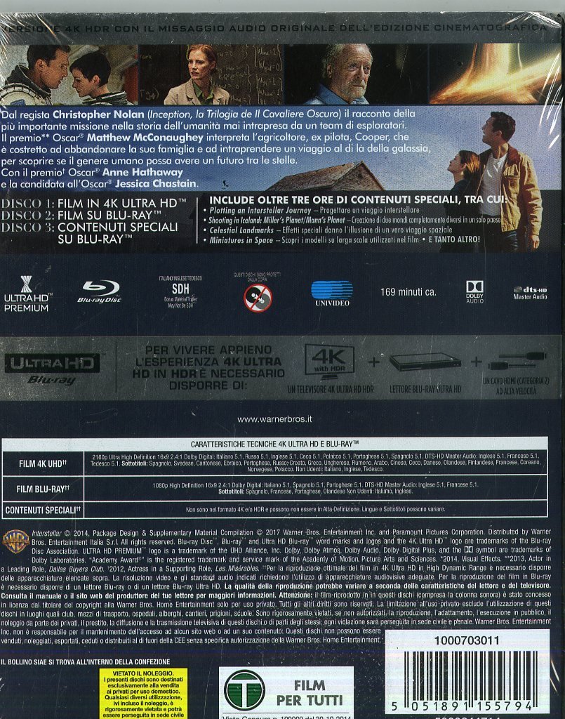 Detalle 2 de Interstellar 4K Ultra-HD Blu‑Ray